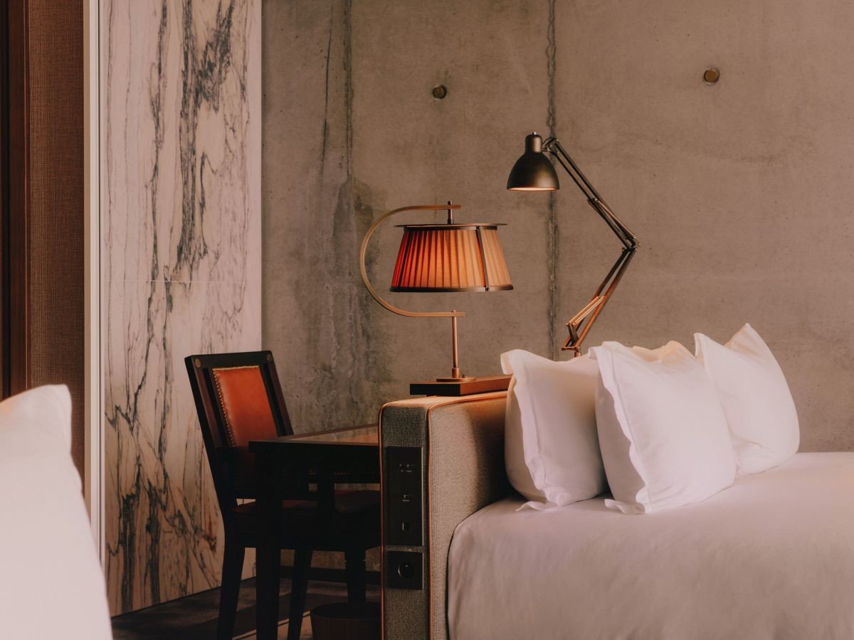 Design room with integrated workspace